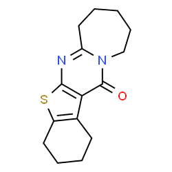 2,3,4,7,8,9,10,11-octahydro[1]benzothieno[2',3':4,5]pyrimido[1,2-a]azepin-13(1H)-one Structure