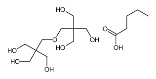 2-[[3-hydroxy-2,2-bis(hydroxymethyl)propoxy]methyl]-2-(hydroxymethyl)propane-1,3-diol,pentanoic acid结构式