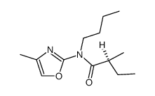 (S)-N-butyl-2-methyl-N-(4-methyl-oxazol-2-yl)-butyramide Structure