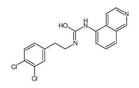 1-[2-(3,4-dichlorophenyl)ethyl]-3-isoquinolin-5-ylurea结构式