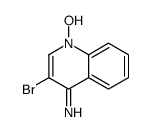 3-bromo-1-hydroxyquinolin-4-imine结构式