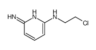 6-N-(2-chloroethyl)pyridine-2,6-diamine结构式