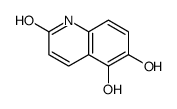 5,6-dihydroxy-1H-quinolin-2-one结构式