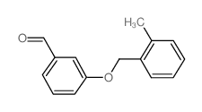 3-[(2-甲基苄基)氧基]苯甲醛结构式