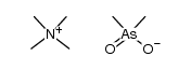 dimethyl-arsinic acid , tetramethylammonium salt Structure