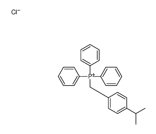 triphenyl-[(4-propan-2-ylphenyl)methyl]phosphanium,chloride Structure