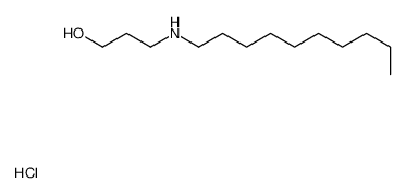 3-(decylamino)propan-1-ol,hydrochloride Structure