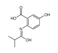 5-hydroxy-2-(2-methylpropanoylamino)benzoic acid Structure