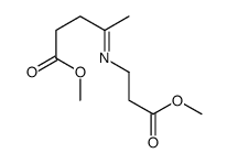 methyl 4-(3-methoxy-3-oxopropyl)iminopentanoate Structure