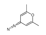 4-diazo-2,6-dimethylpyran Structure