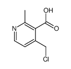 4-(chloromethyl)-2-methylpyridine-3-carboxylic acid结构式