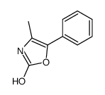 4-methyl-5-phenyl-3H-1,3-oxazol-2-one结构式