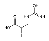 3-(carbamoylamino)-2-iodopropanoic acid Structure