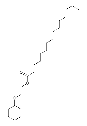 2-cyclohexyloxyethyl pentadecanoate结构式
