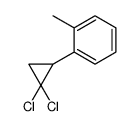1-(2,2-dichlorocyclopropyl)-2-methylbenzene结构式