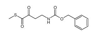 4-Benzyl-oxy-carbonyl-amino-2-oxobuttersaeure Structure