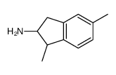 1,5-dimethyl-2,3-dihydro-1H-inden-2-amine结构式