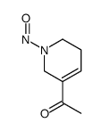 1-(1-nitroso-3,6-dihydro-2H-pyridin-5-yl)ethanone结构式