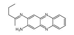 3-(pentan-2-ylideneamino)phenazin-2-amine结构式
