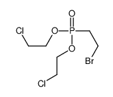 1-[2-bromoethyl(2-chloroethoxy)phosphoryl]oxy-2-chloroethane Structure