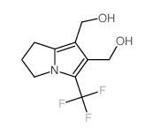 1H-Pyrrolizine-6,7-dimethanol,2,3-dihydro-5-(trifluoromethyl)- Structure