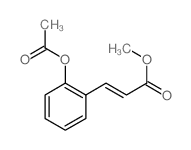 2-Propenoic acid,3-[2-(acetyloxy)phenyl]-, methyl ester, (2E)- picture