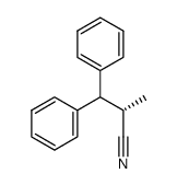 (S)-2-methyl-3,3-diphenylpropanenitrile Structure