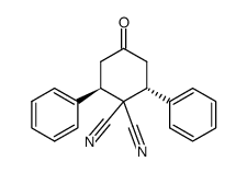 4-oxo-2,6-diphenyl-1,1-cyclohexanedicarbonitrile Structure