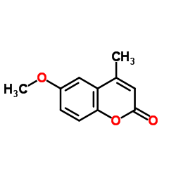 6-Methoxy-4-methylcoumarin structure