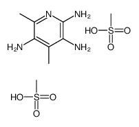 4,6-dimethylpyridine-2,3,5-triamine,methanesulfonic acid结构式