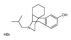 Morphinan-3-ol,17-isobutyl-,hydrobromide,(-) Structure