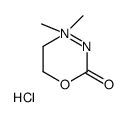 4,4-dimethyl-1,3,4-oxadiazinan-4-ium-2-one,chloride结构式