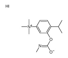 trimethyl-[3-(methylcarbamoyloxy)-4-propan-2-ylphenyl]azanium,iodide Structure