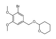 2-((3-bromo-4,5-dimethoxybenzyl)oxy)tetrahydro-2H-pyran结构式