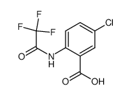 5-chloro-2-(2,2,2-trifluoroacetyl)aminobenzoic acid结构式