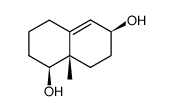 (+/-) (1α,6α,8aα)-1,2,3,4,6,7,8,8a-octahydro-8a-methyl-1,6-naphthalenediol Structure