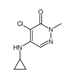 3(2H)-Pyridazinone,4-chloro-5-(cyclopropylamino)-2-methyl- picture