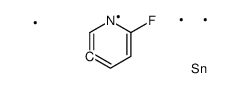 2-Fluoro-5-(trimethylstannyl)pyridine结构式