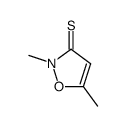 2,5-Dimethyl-4-isoxazolin-3-thione结构式