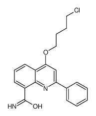 4-(4-chlorobutoxy)-2-phenylquinoline-8-carboxamide Structure
