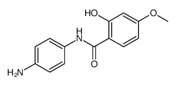 Benzamide, N-(4-aminophenyl)-2-hydroxy-4-methoxy- (9CI) Structure