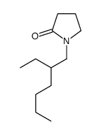 1-(2-ethylhexyl)pyrrolidin-2-one结构式