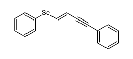 4-phenylbut-1-en-3-ynylselanylbenzene Structure