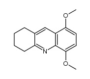 5,8-dimethoxy-1,2,3,4-tetrahydroacridine结构式