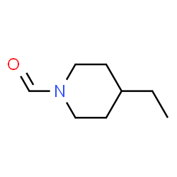 1-Piperidinecarboxaldehyde, 4-ethyl- (9CI) structure