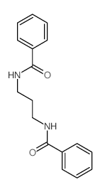 N-(3-benzamidopropyl)benzamide Structure