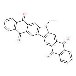 7-Ethyl-7H-dinaphtho[2,3-b:2',3'-h]carbazole-5,9,14,17-tetrone结构式