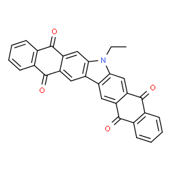 7-Ethyl-7H-dinaphtho[2,3-b:2',3'-h]carbazole-5,9,14,17-tetrone structure