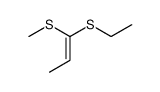 (E)-1-Ethylthio-1-methylthiopropen结构式