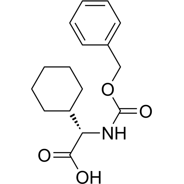 Cbz-Cyclohexyl-L-glycine Structure